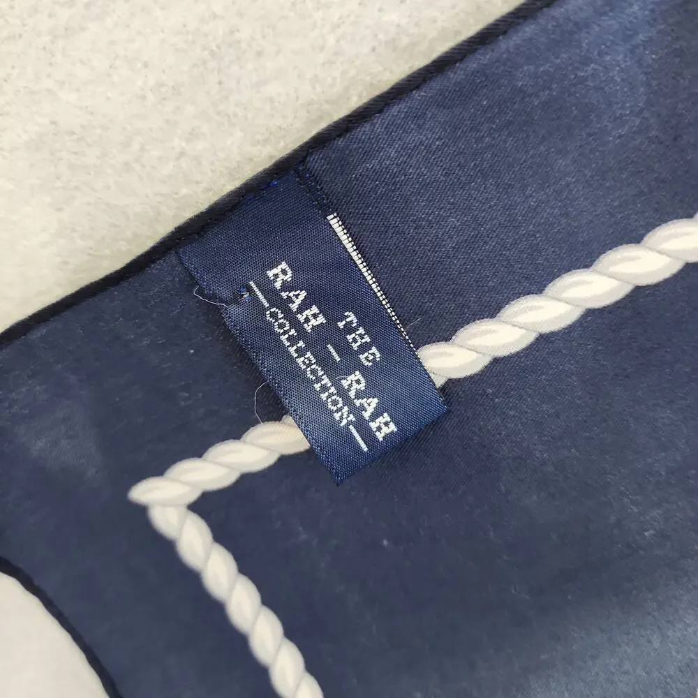 32in Square Naval Academy USNA Silk Scarf Rah-Rah Collection Nautical Sailing